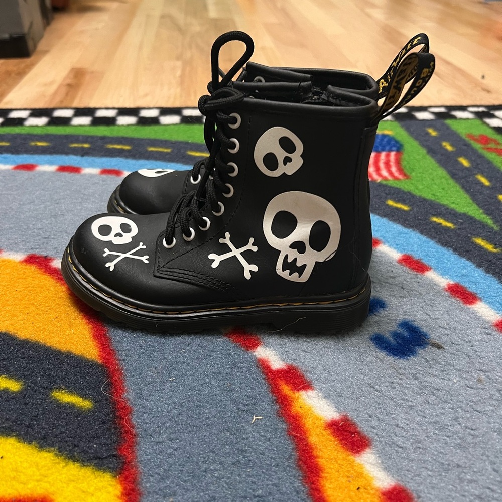 Dr. Martens Skull Boots